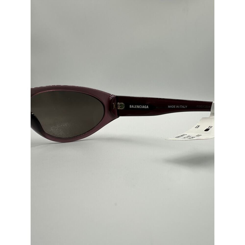 New Balenciaga BB0367S frame Violet lenses Grey  Sunglasses - Picture 8 of 9